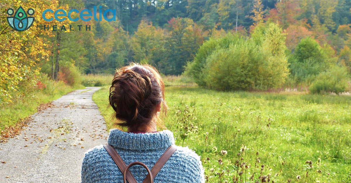 woman on walk