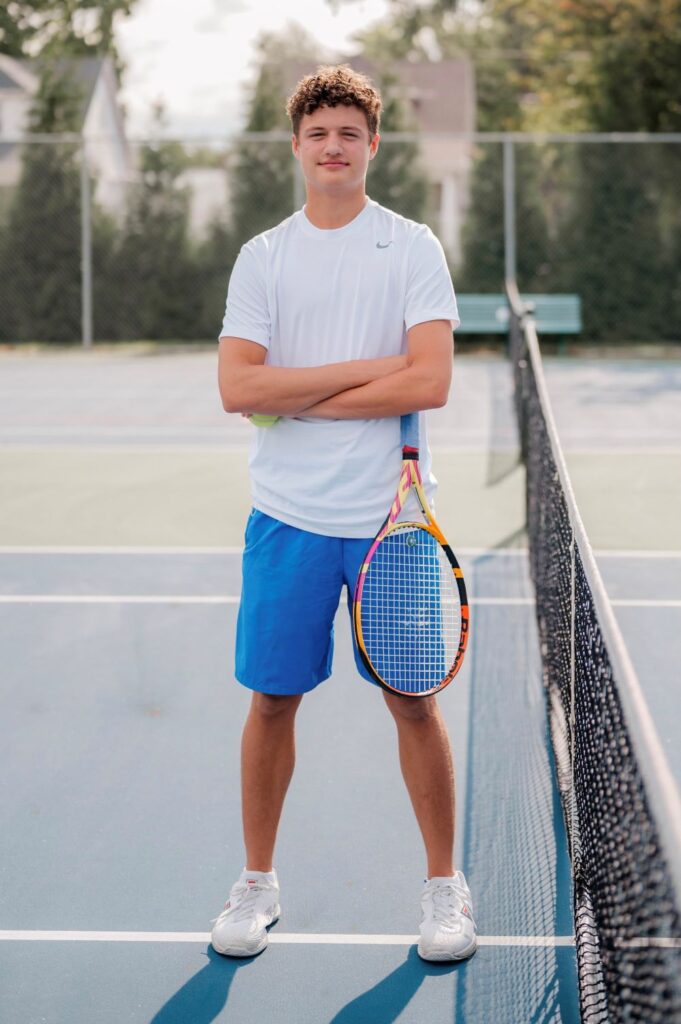 College tennis athlete Trevor Nelson